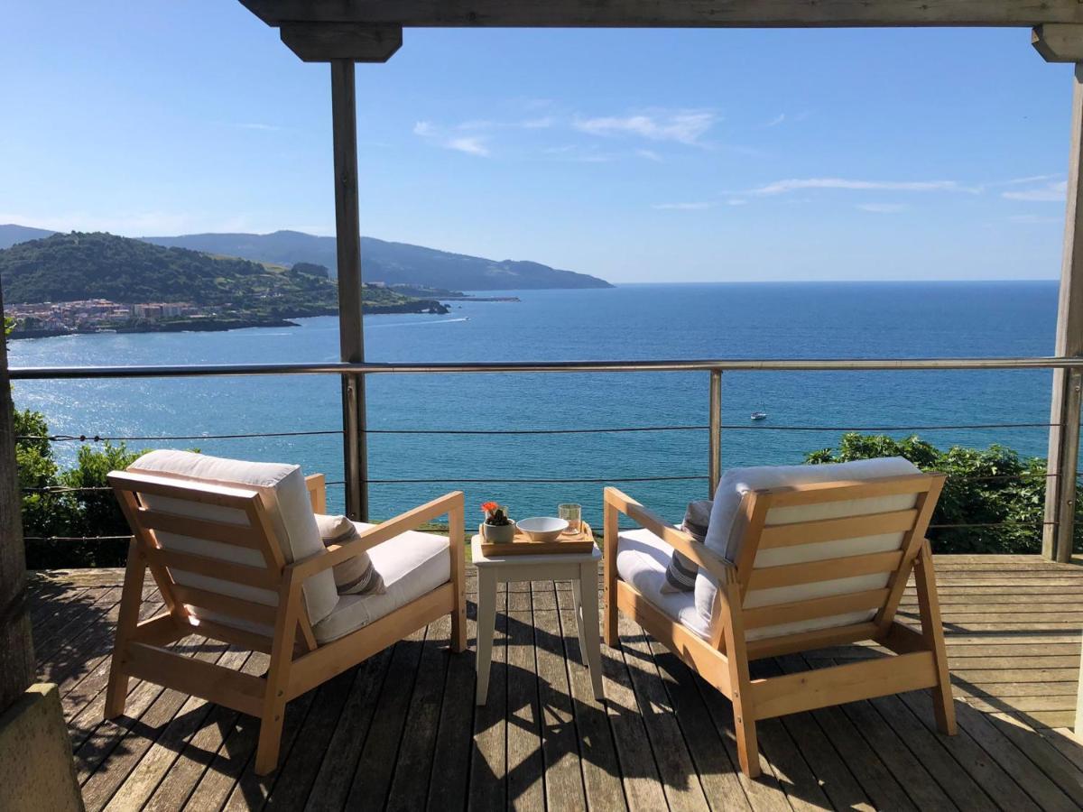 Adosado En La Costa Con Excelentes Vistas Al Estuario De Urdaibai Villa Mundaka Buitenkant foto