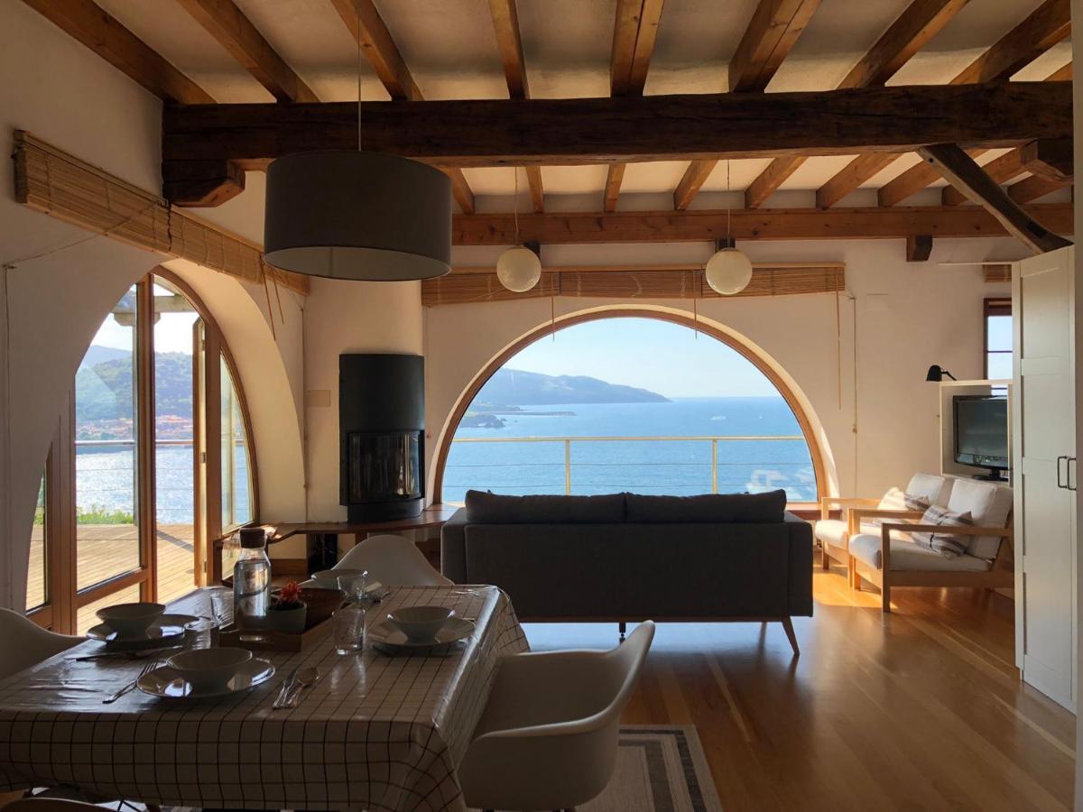 Adosado En La Costa Con Excelentes Vistas Al Estuario De Urdaibai Villa Mundaka Buitenkant foto