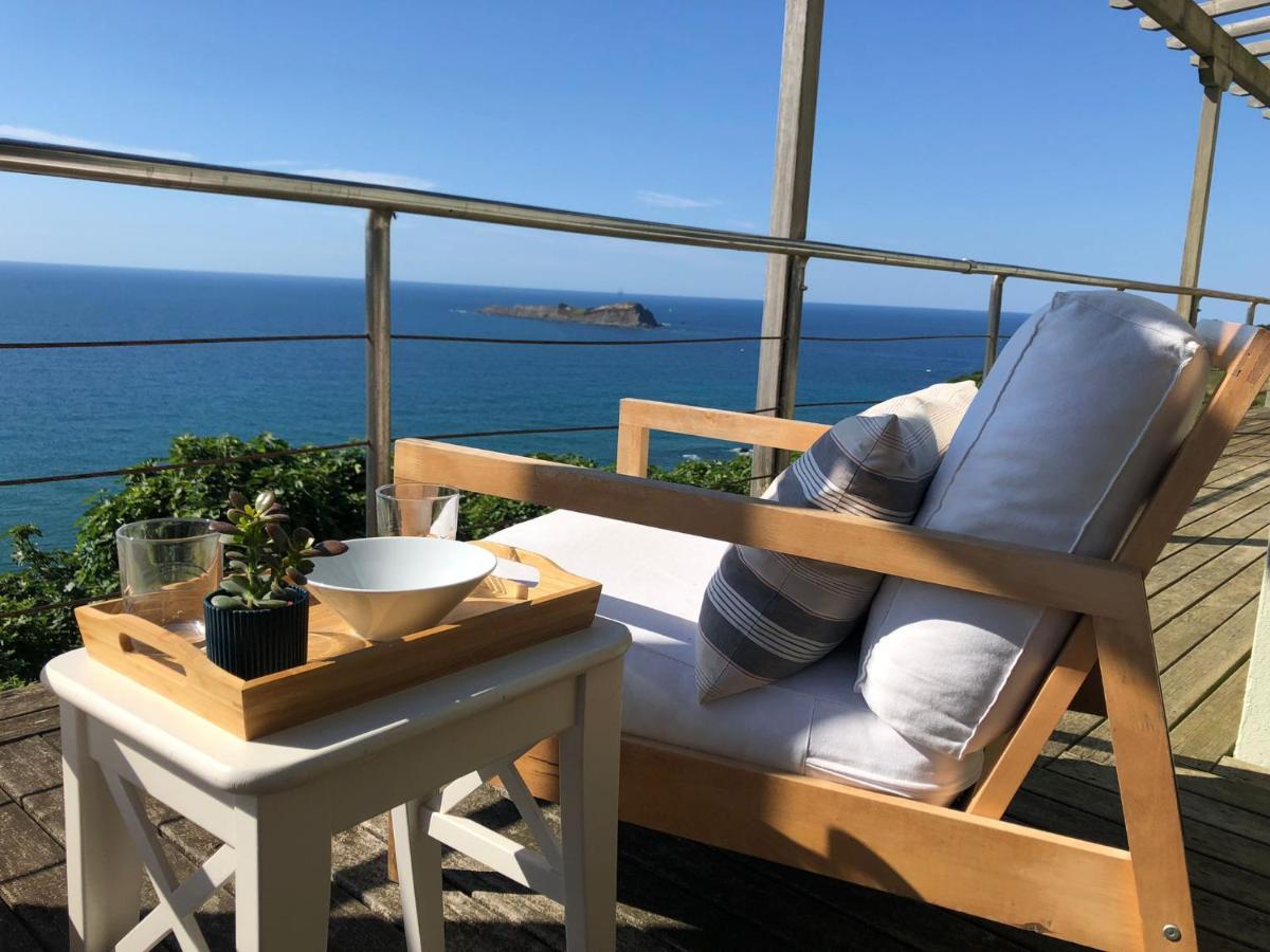 Adosado En La Costa Con Excelentes Vistas Al Estuario De Urdaibai Villa Mundaka Buitenkant foto
