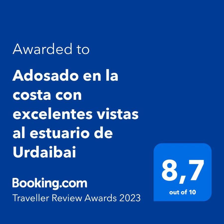 Adosado En La Costa Con Excelentes Vistas Al Estuario De Urdaibai Villa Mundaka Buitenkant foto